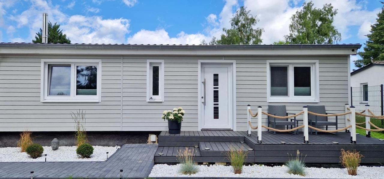 Ferienhaus Seeoase - 70Qm - Kamin -Terrassen - Parkplatz - Badestelle Fusslaeufig 希姆斯塔尔 外观 照片